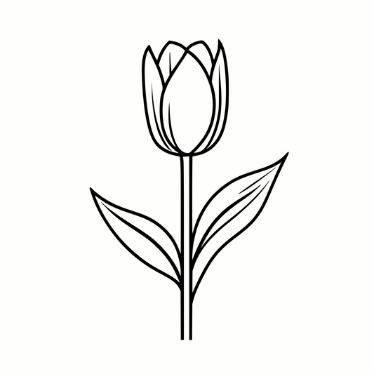 Classic Tulip SVG