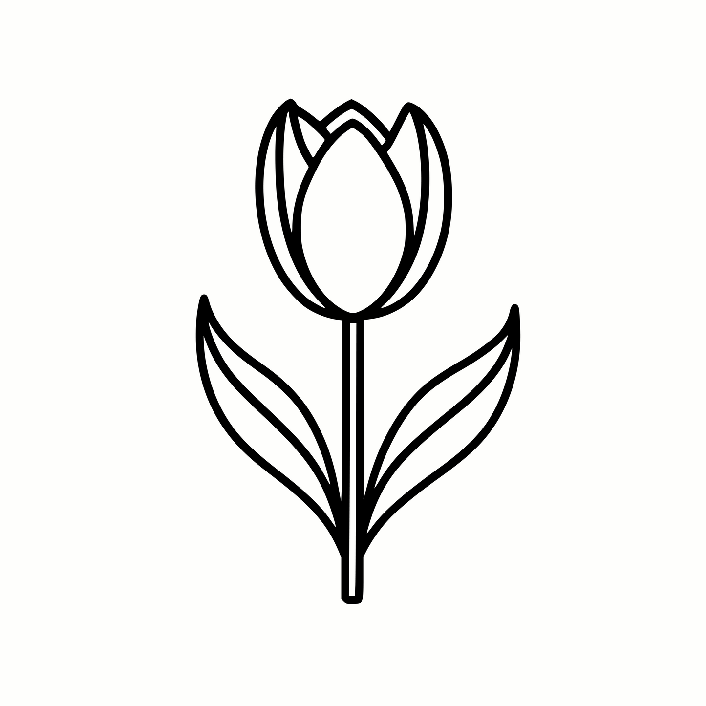 Classic Tulip SVG