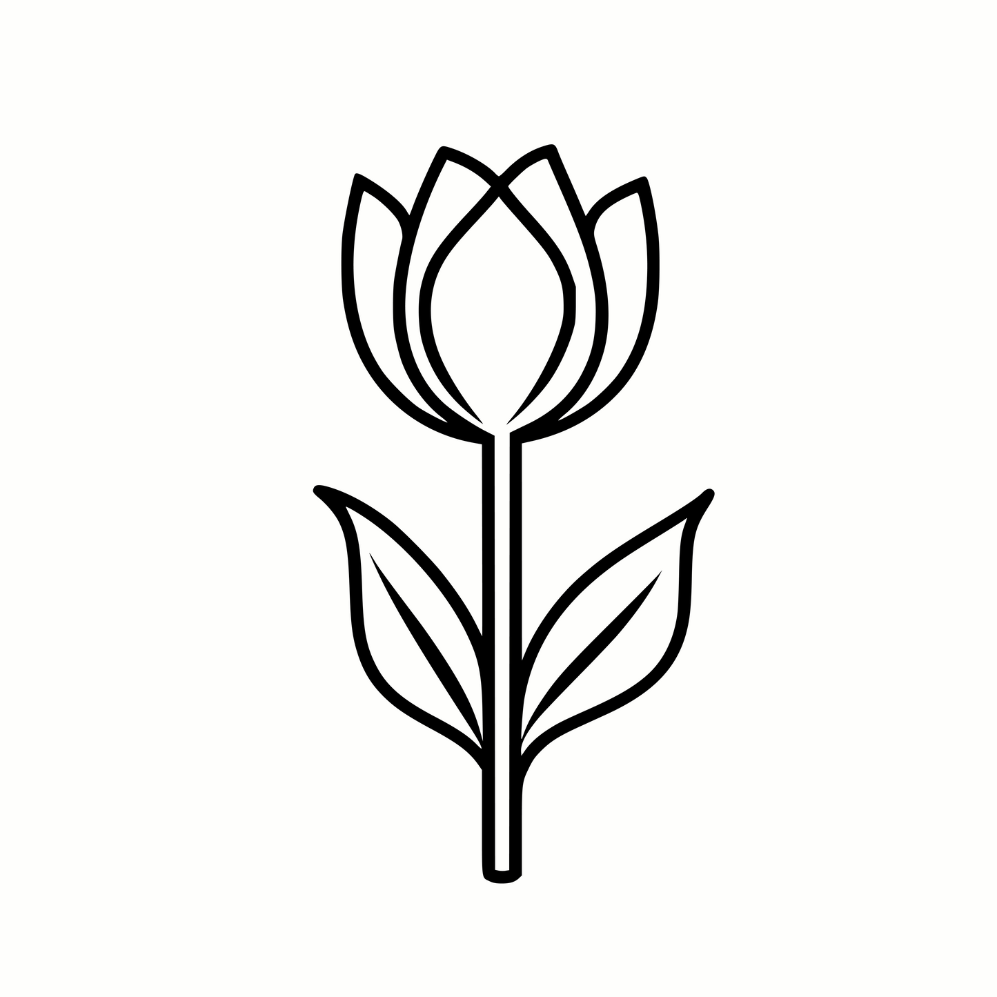 Unique Tulip SVG & PNG