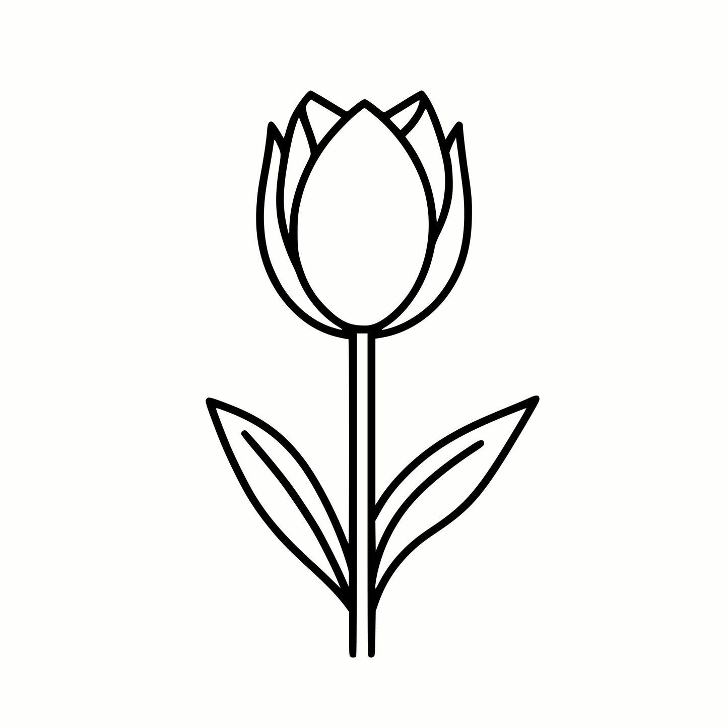 Tulip SVG for Cricut