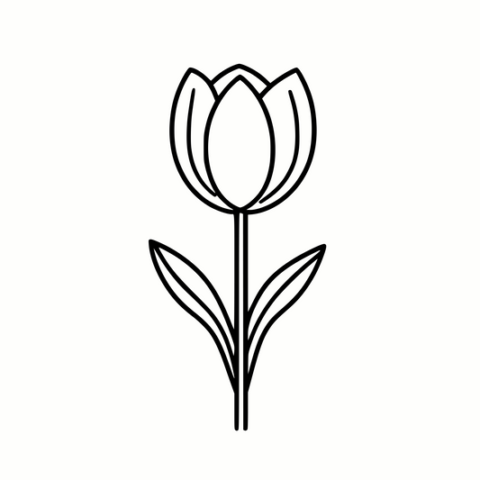 Cute Tulip PNG & SVG