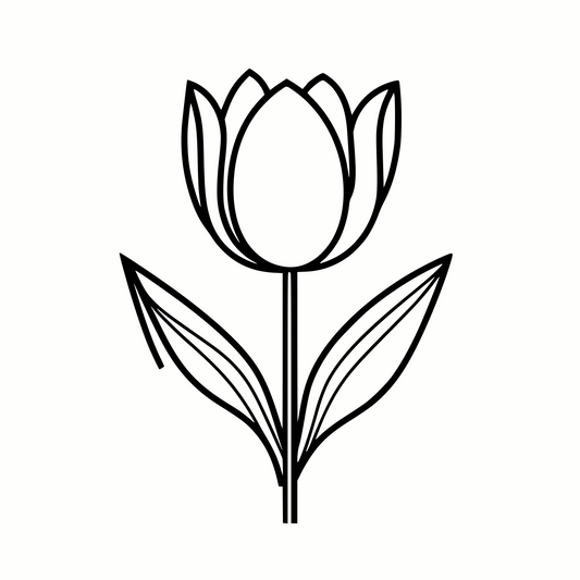 Open Tulip SVG & PNG