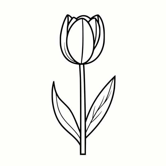 Classic Tulip PNG & SVG for Cricut