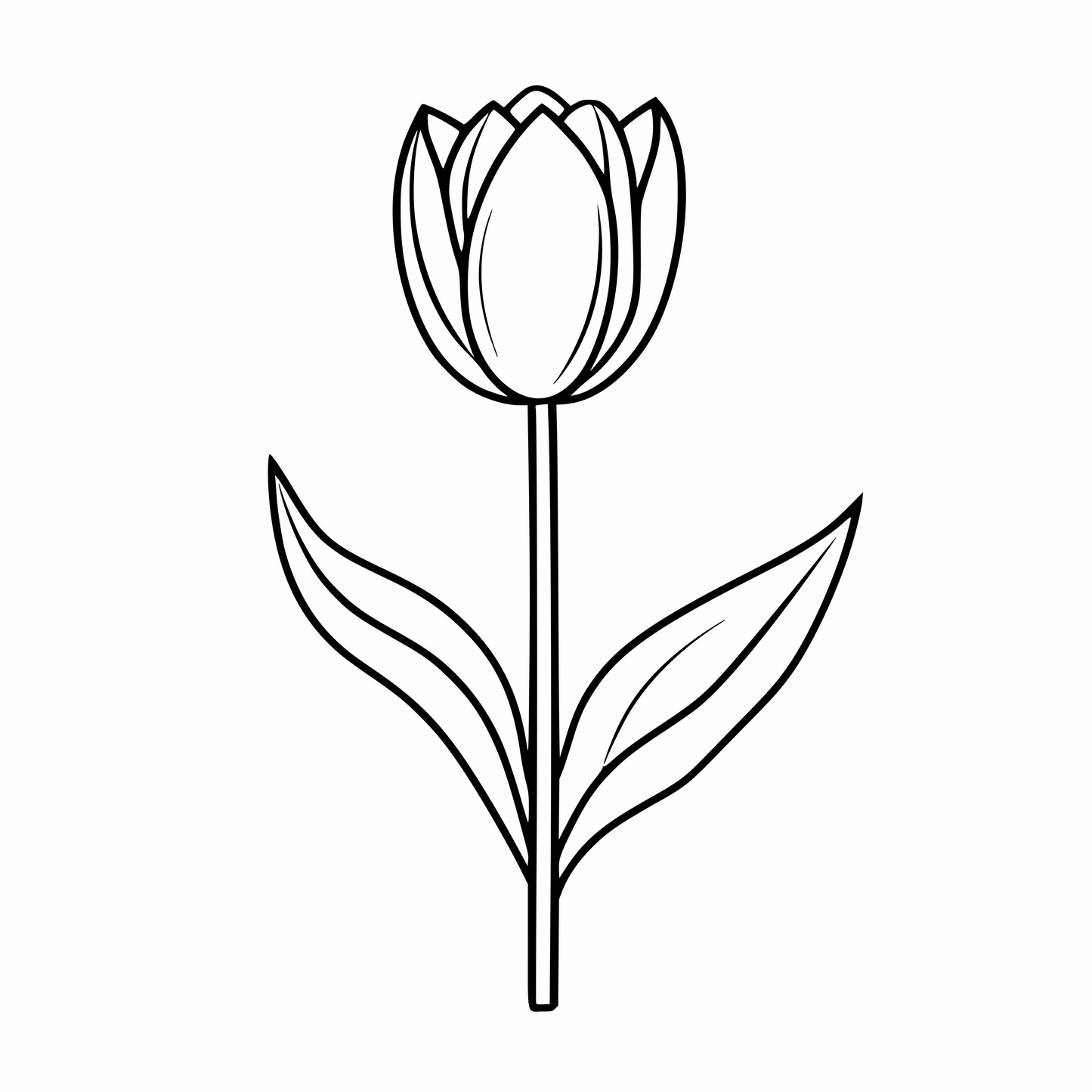 Spring Tulip SVG & PNG