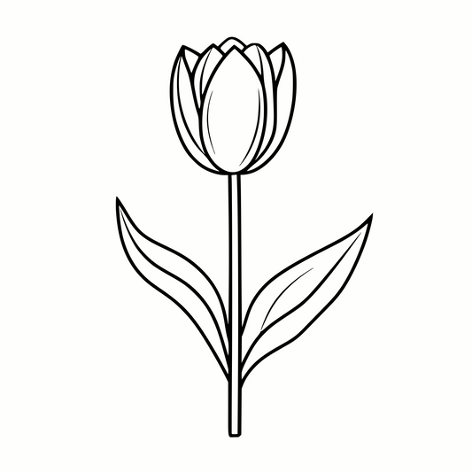 Spring Tulip SVG & PNG