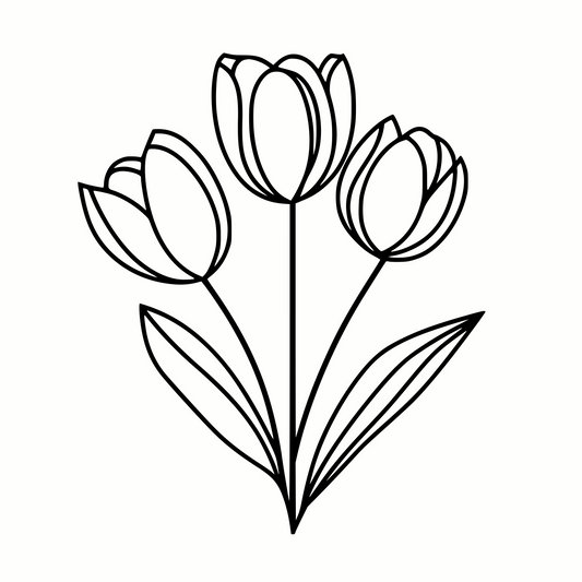 Tulips SVG & PNG