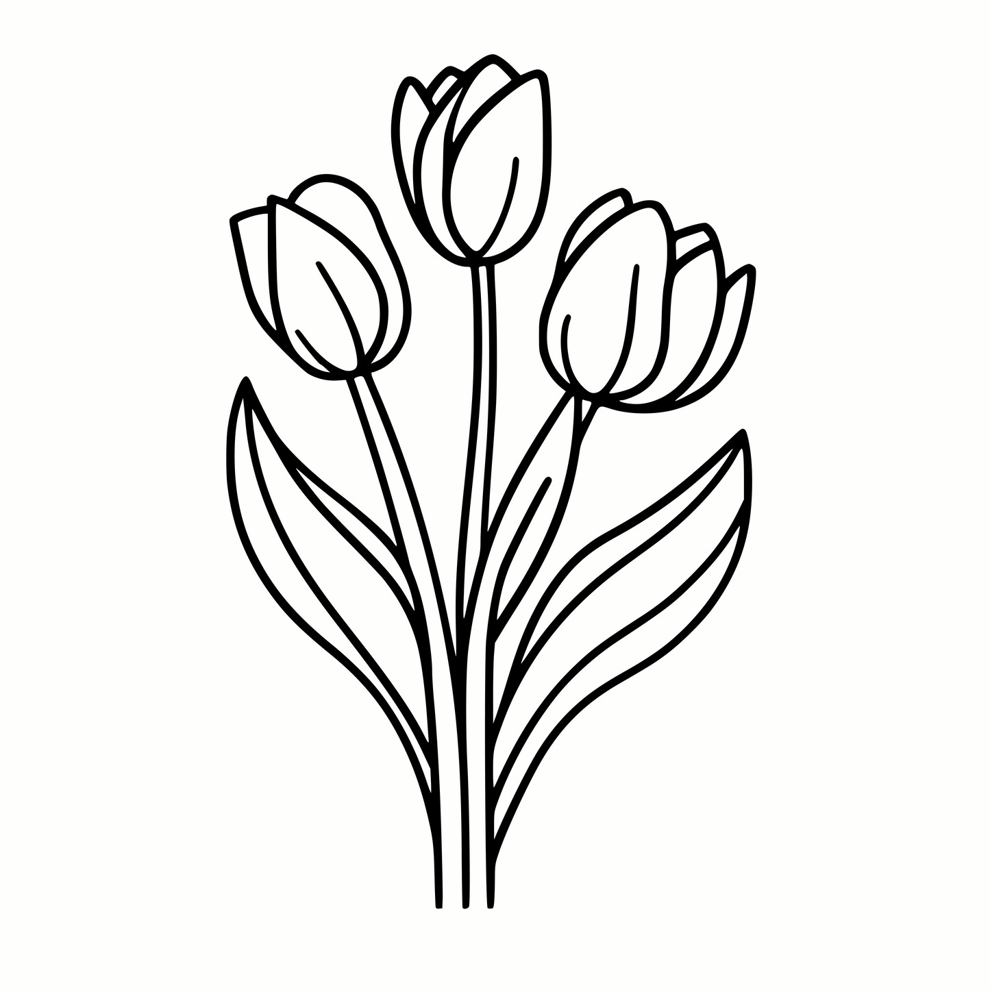 Spring Tulips SVG & PNG for Cricut & Crafts