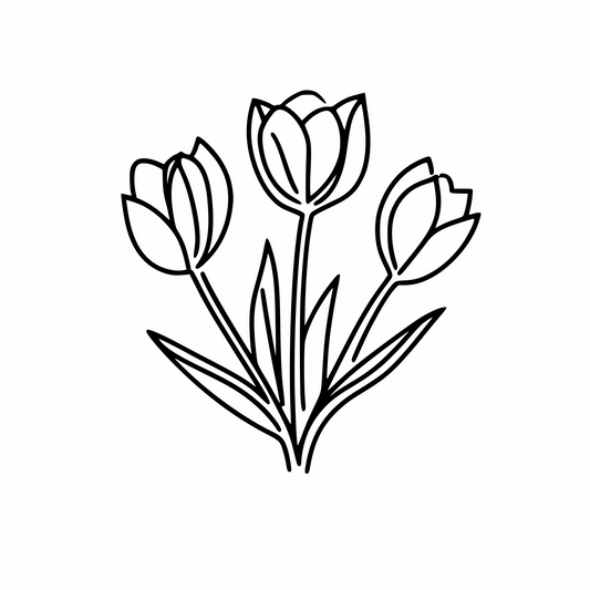 Tulips for Cricut SVG & PNG