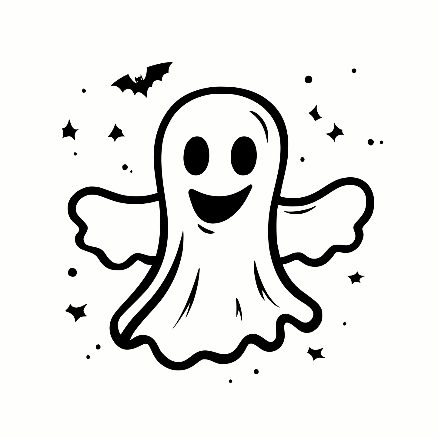 Ghost SVG for Cricut