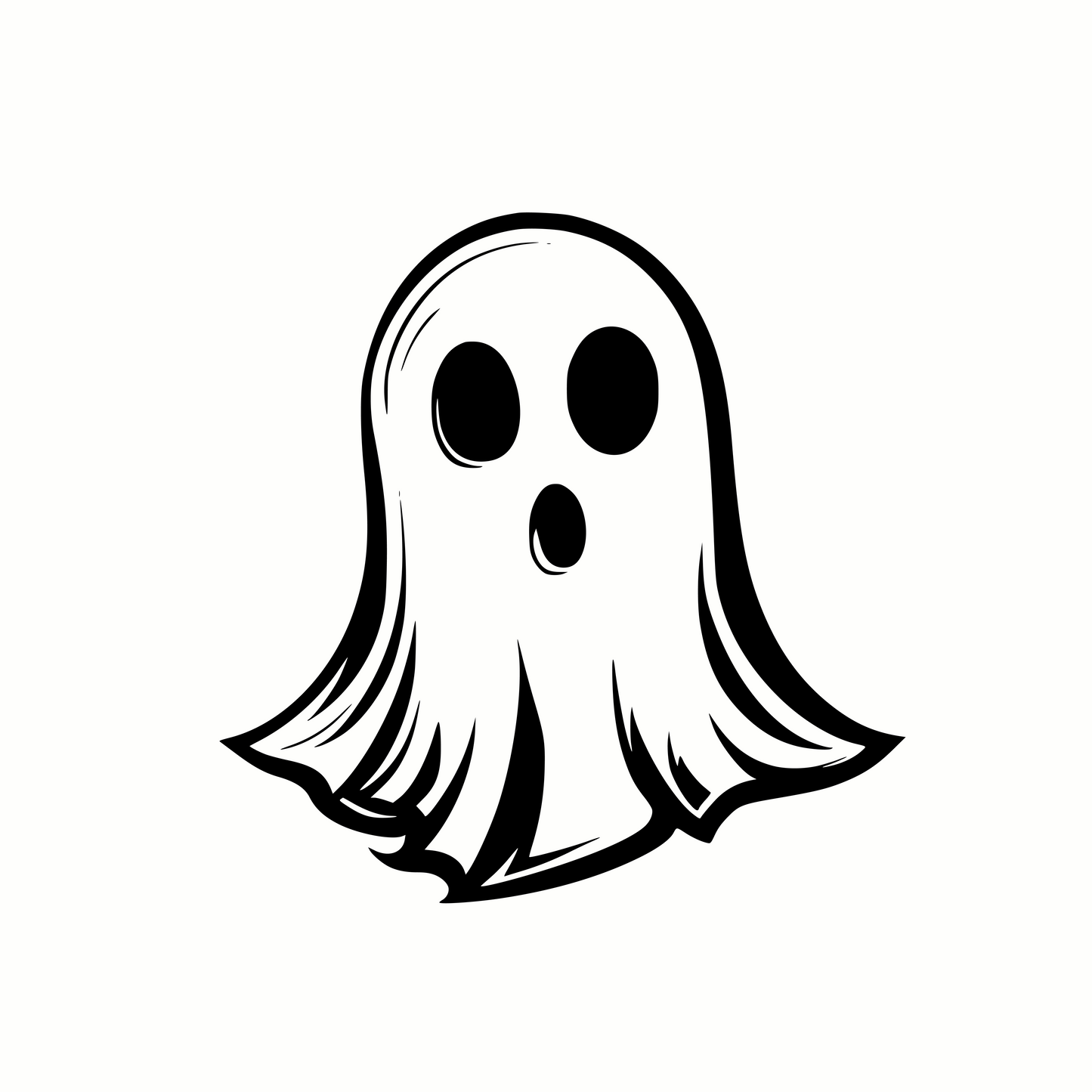 Ghost SVG for Halloween Crafts